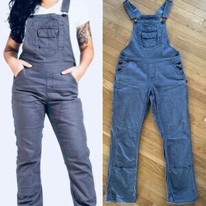 Dovetail Freshley Canvas Overalls 10/30 - Grey